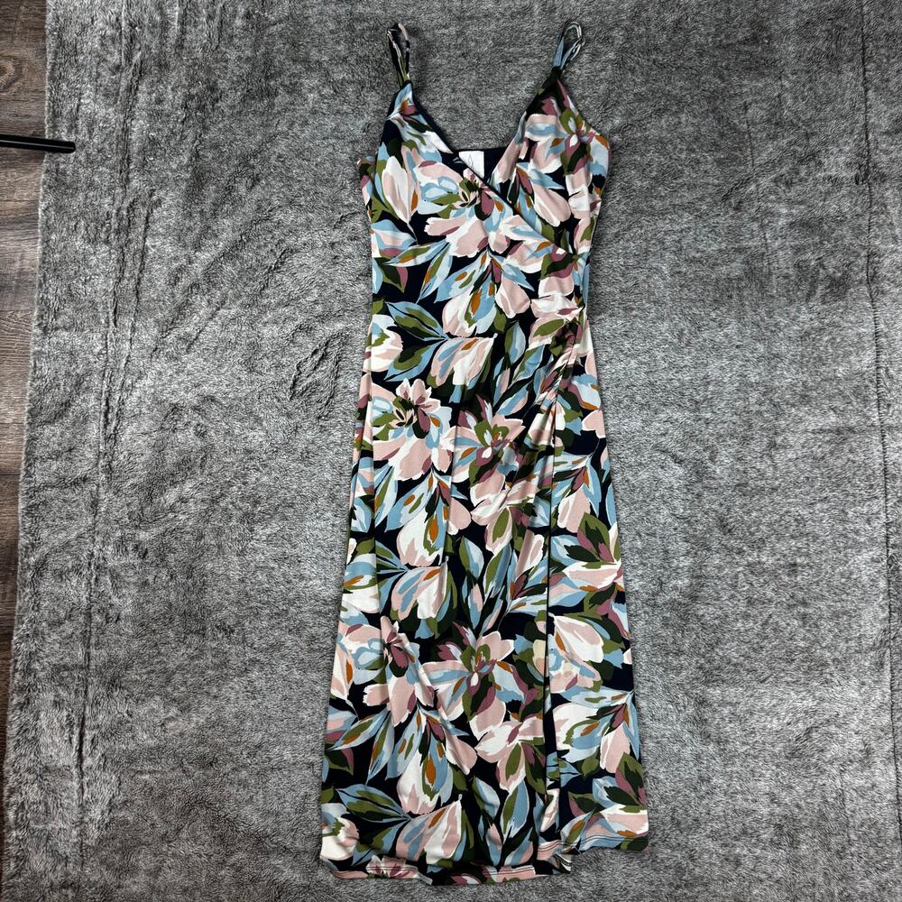 Joie Floral Wrap Midi Dress Women's Medium